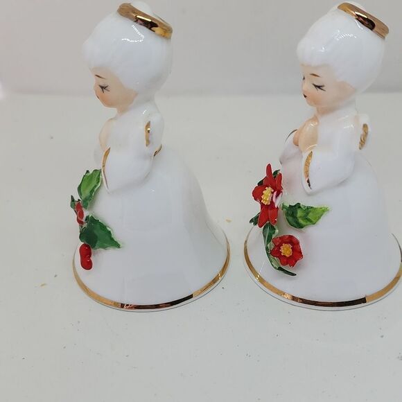 2 Napcoware Bone china Angel Bells - Picture 4 of 13